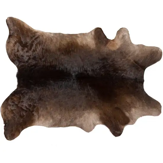 Brown Cowhide Hand Tufted Area Rug Photo 1