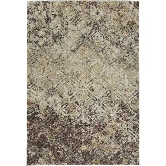 Brown Diamond Area Rug Photo 2