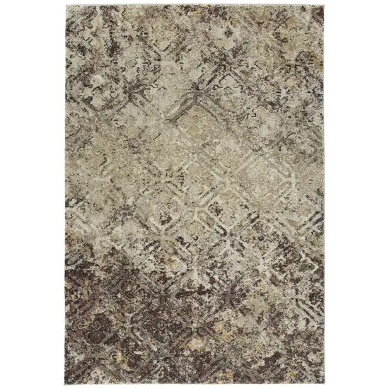 Brown Diamond Area Rug Photo 1