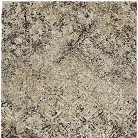 Brown Diamond Area Rug Photo 4