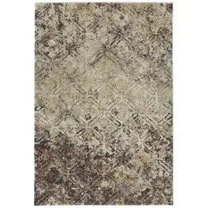 Photo of Brown Diamond Area Rug