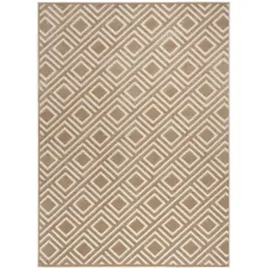 Photo of Brown Geometric Area Rug