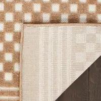 Photo of Brown Geometric Area Rug