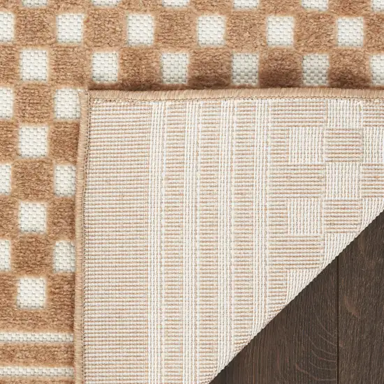 Brown Geometric Area Rug Photo 7