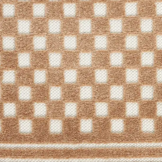 Brown Geometric Area Rug Photo 6