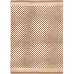 Photo of Brown Geometric Area Rug