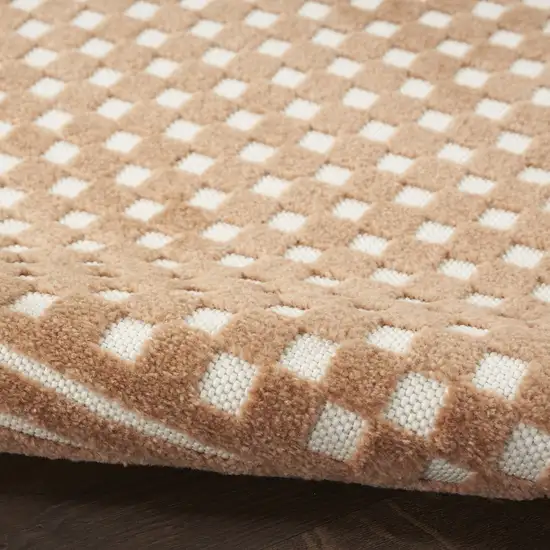 Brown Geometric Area Rug Photo 9