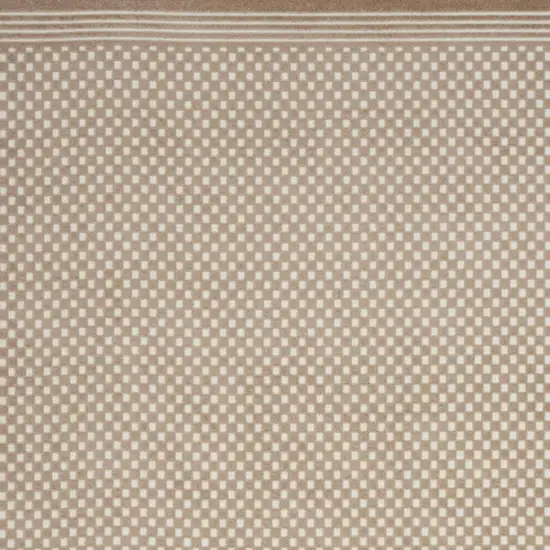 Brown Geometric Area Rug Photo 9