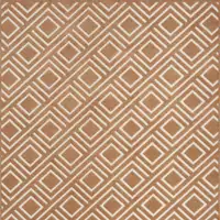 Photo of Brown Geometric Area Rug