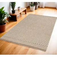 Photo of Brown Geometric Area Rug