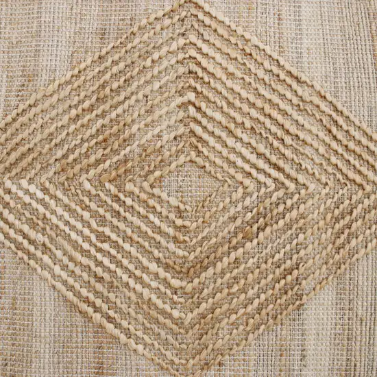 Brown Geometric Hand Woven Area Rug Photo 3