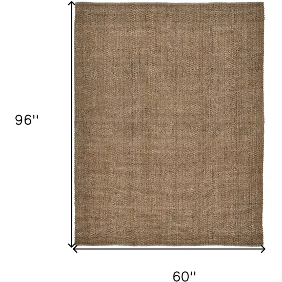 Brown Hand Woven Area Rug Photo 9