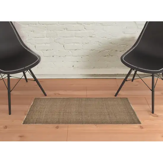 Brown Hand Woven Area Rug Photo 2