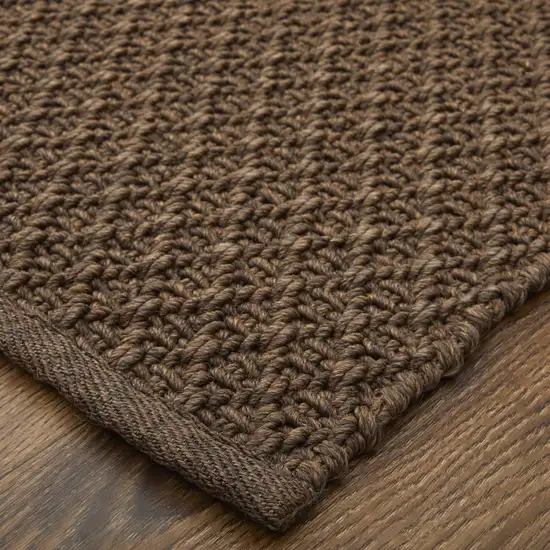 Brown Hand Woven Area Rug Photo 7