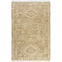 Photo of Brown Medallion Hand Woven Area Rug