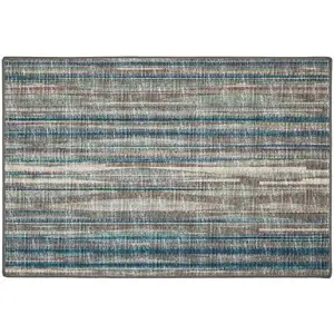 Photo of Brown Ombre Tufted Handmade Area Rug