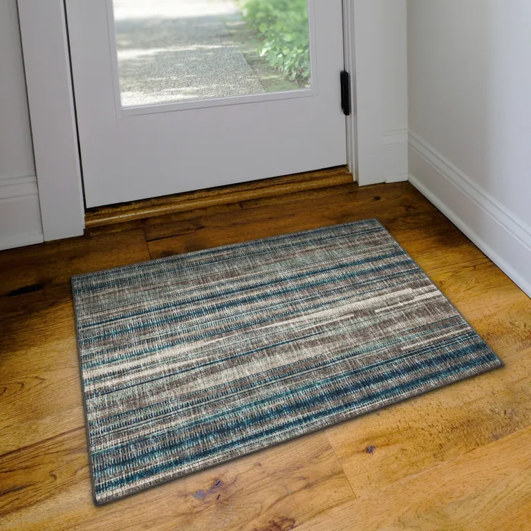 Brown Ombre Tufted Handmade Area Rug Photo 5