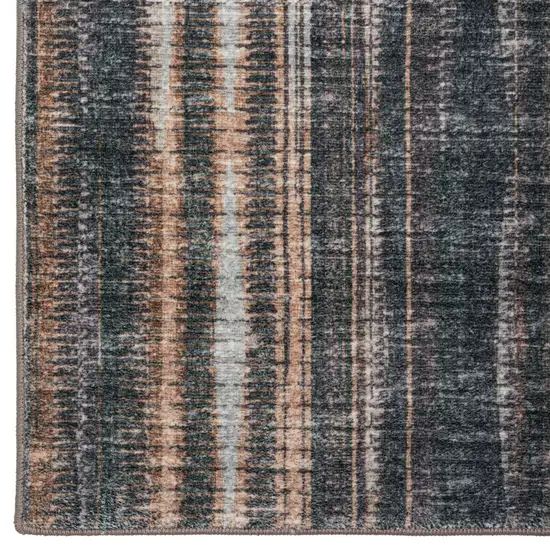 Brown Ombre Tufted Handmade Runner Rug Photo 3