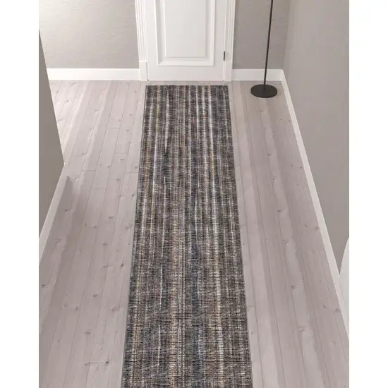 Brown Ombre Tufted Handmade Runner Rug Photo 2