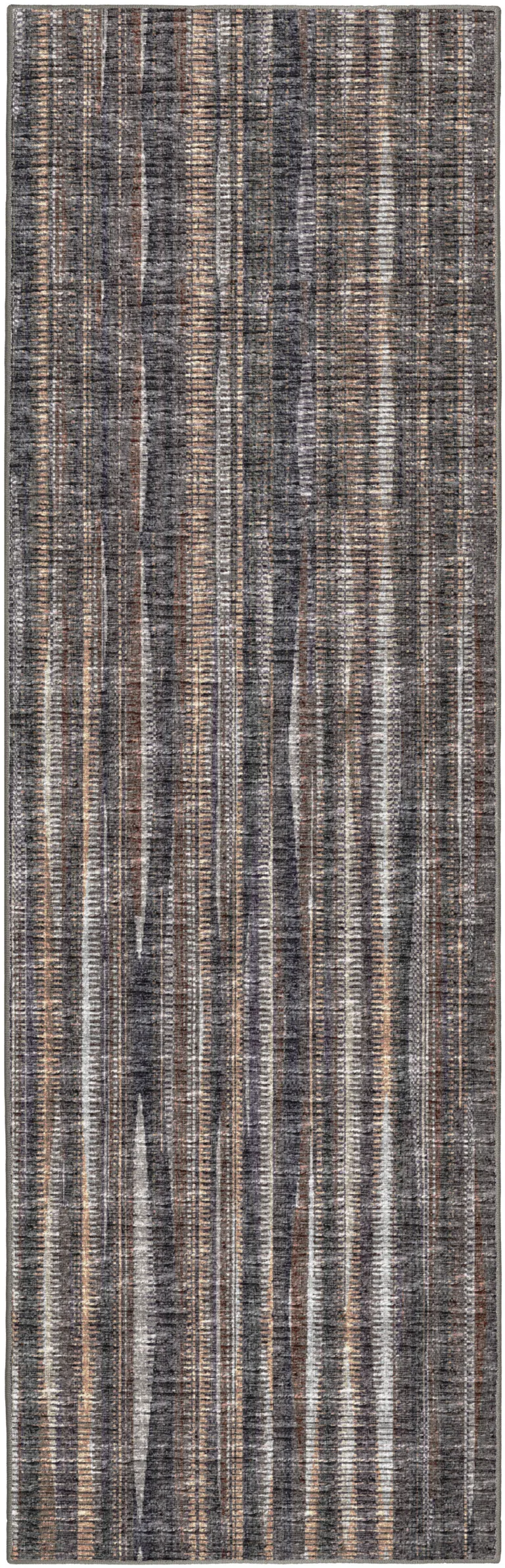 Brown Ombre Tufted Runner Rug Photo 1