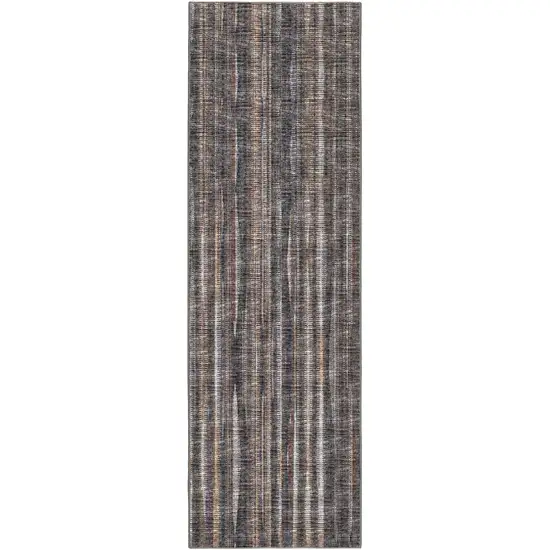 Brown Ombre Tufted Runner Rug Photo 1