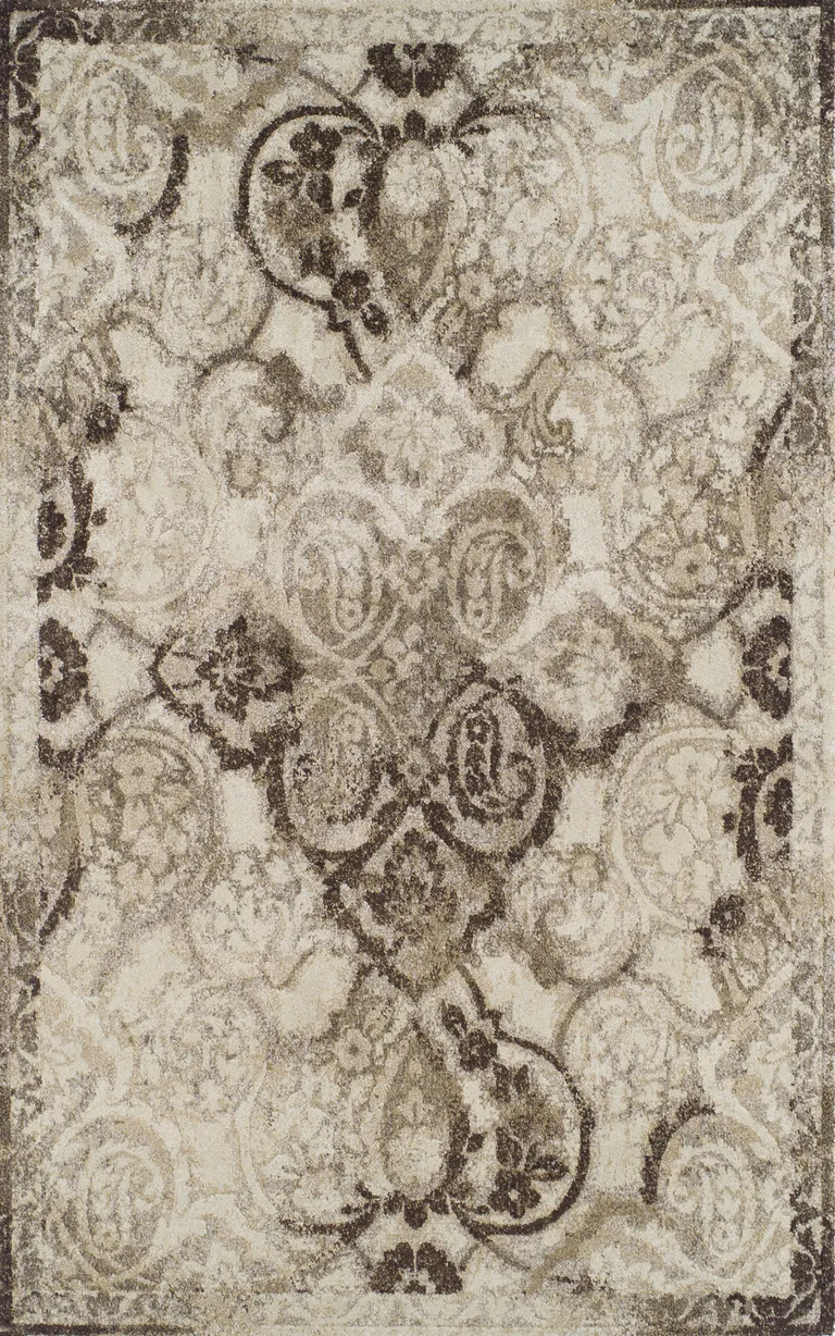 Brown Oriental Area Rug Photo 1