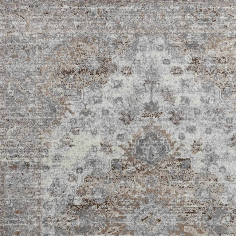 Brown Oriental Area Rug Photo 3