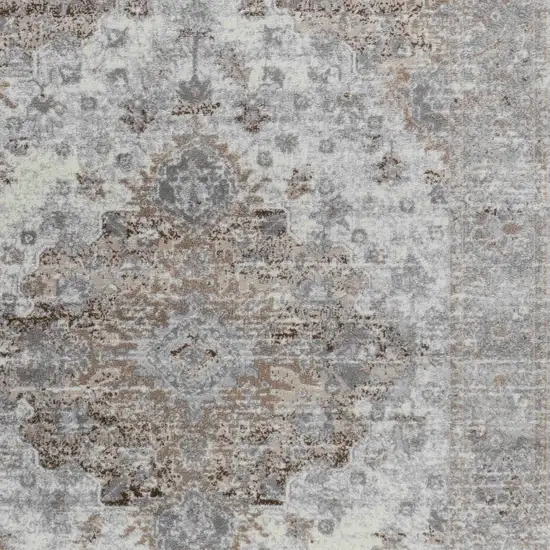 Brown Oriental Area Rug Photo 4