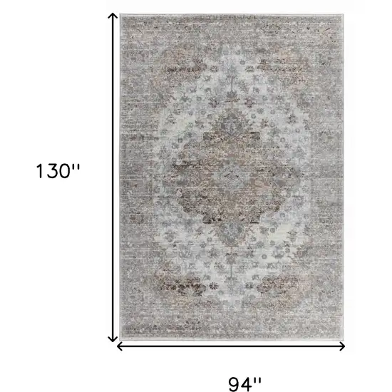 Brown Oriental Area Rug Photo 5