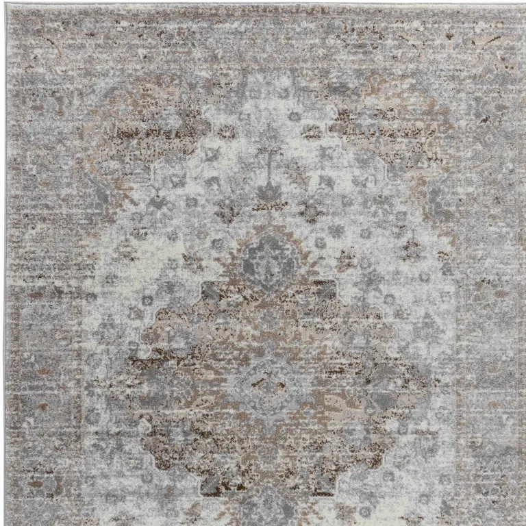 Brown Oriental Area Rug Photo 3