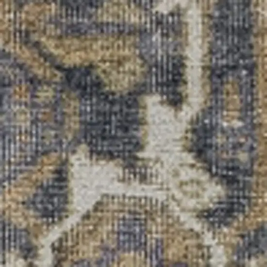 Brown Oriental Distressed Non Skid Area Rug Photo 5