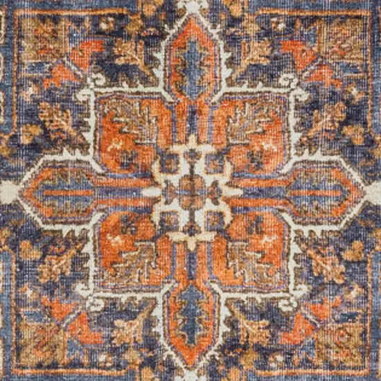 Brown Oriental Distressed Non Skid Area Rug Photo 5