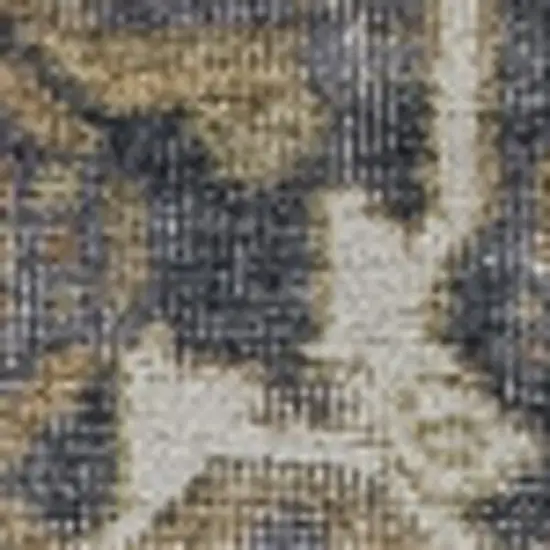 Brown Oriental Distressed Non Skid Area Rug Photo 4