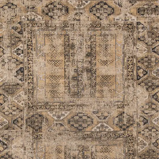 Brown Oriental Non Skid Area Rug Photo 5