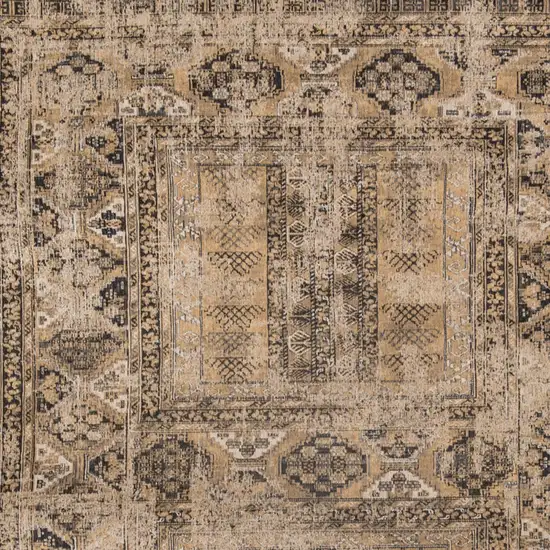 Brown Oriental Non Skid Area Rug Photo 5