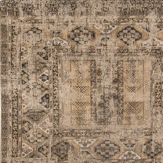 Brown Oriental Non Skid Area Rug Photo 5