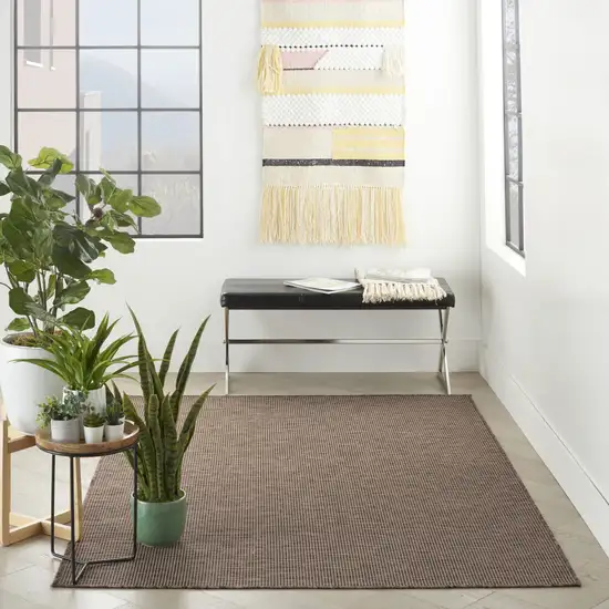 Brown Power Loom Area Rug Photo 6