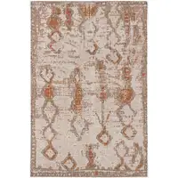 Photo of Brown Rust Distressed Area Rug