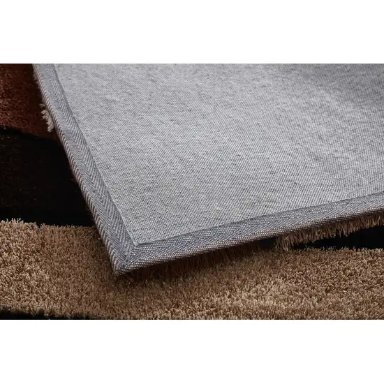 Brown Shag Hand Tufted Area Rug Photo 5