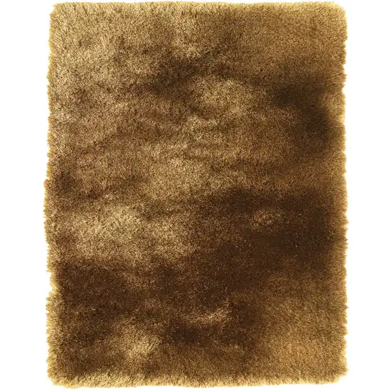 Brown Shag Hand Tufted Area Rug Photo 3