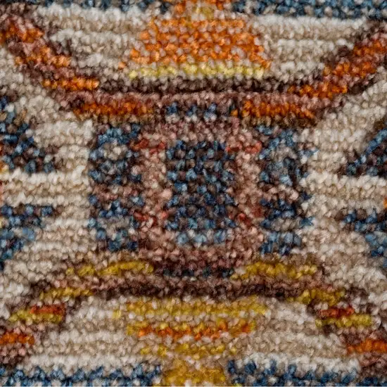 Brown Southwestern Area Rug Photo 7