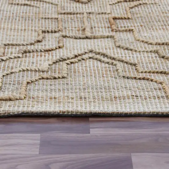 Brown Trellis Hand Woven Area Rug Photo 3