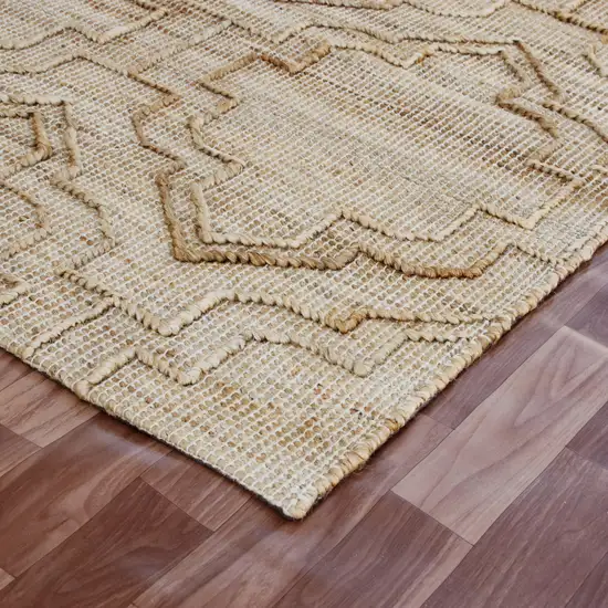 Brown Trellis Hand Woven Area Rug Photo 6