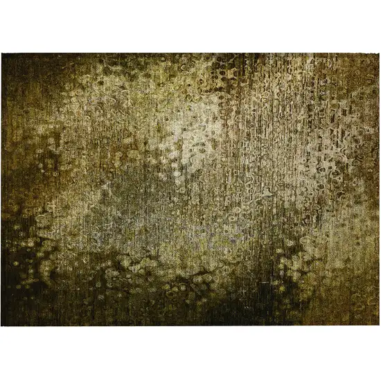 Brown Washable Non Skid Indoor Outdoor Area Rug Photo 5