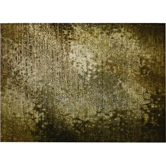 Brown Washable Non Skid Indoor Outdoor Area Rug Photo 2