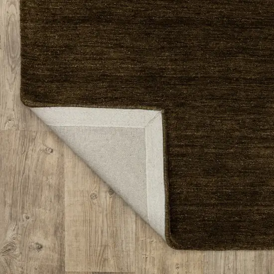 Brown Wool Hand Tufted Area Rug Photo 7