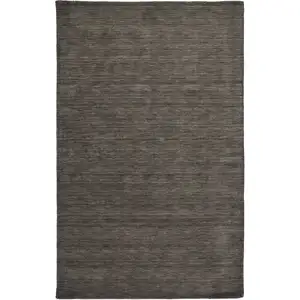 Photo of Brown Wool Hand Woven Area Rug