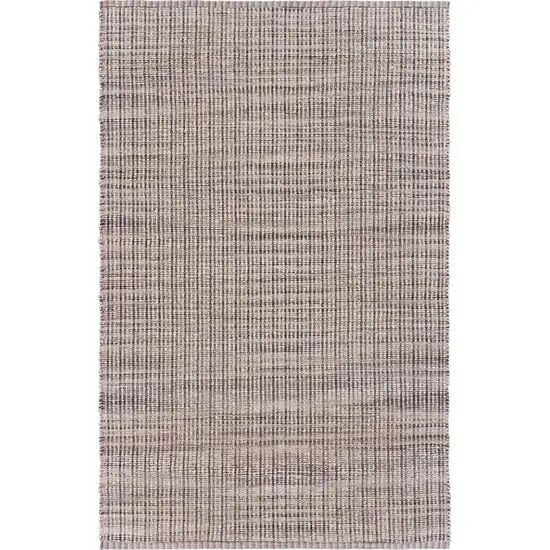 Brown and Beige Toned Jute Area Rug Photo 1