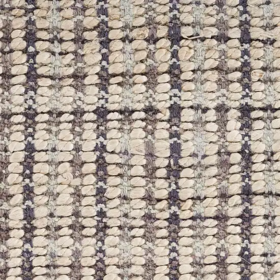 Brown and Beige Toned Jute Area Rug Photo 2