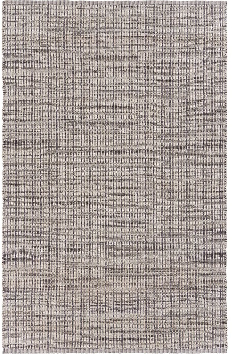 Brown and Beige Toned Jute Area Rug Photo 1